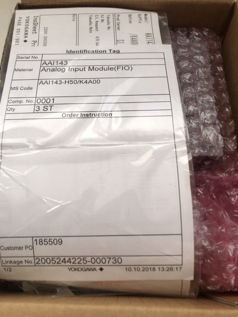Yokogawa AAI143-H50 S1