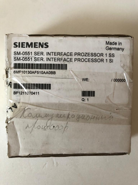 SIEMENS 6MF1013-0AF51-0AA0