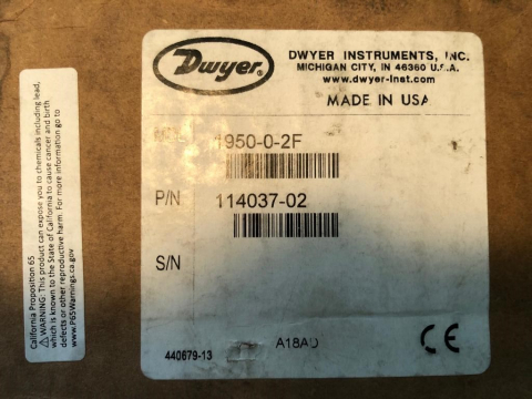 Dwyer Instruments 1950