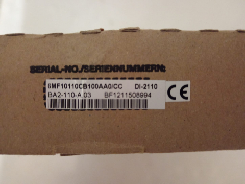 SIEMENS 6MF1011-0CB10-0AA0