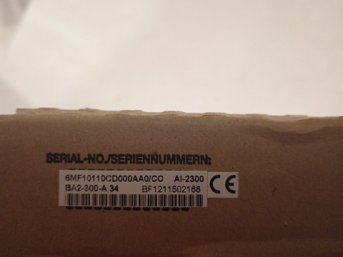 SIEMENS 6MF1011-0CD00-0AA0