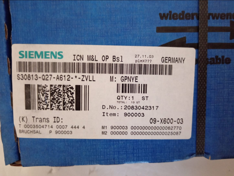 SIEMENS S30813-Q27-A612