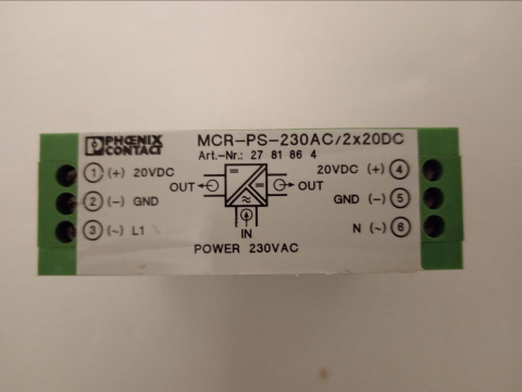 Phoenix Contact MCR-PS-230AC/2X20DC