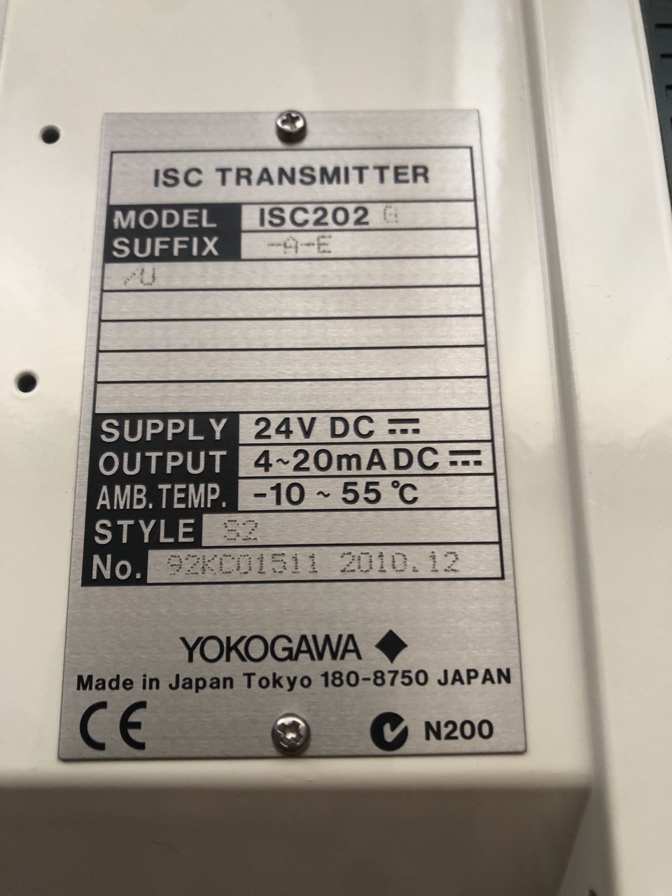 Yokogawa ISC202 G